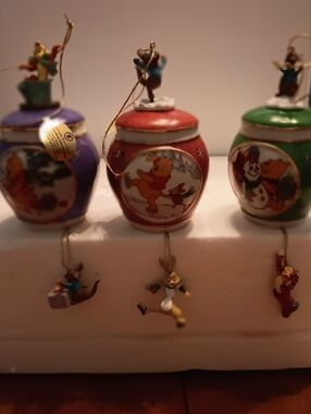 Disney Winnie the Pooh Sounds Of Season Bell Ornament Trio - NWT